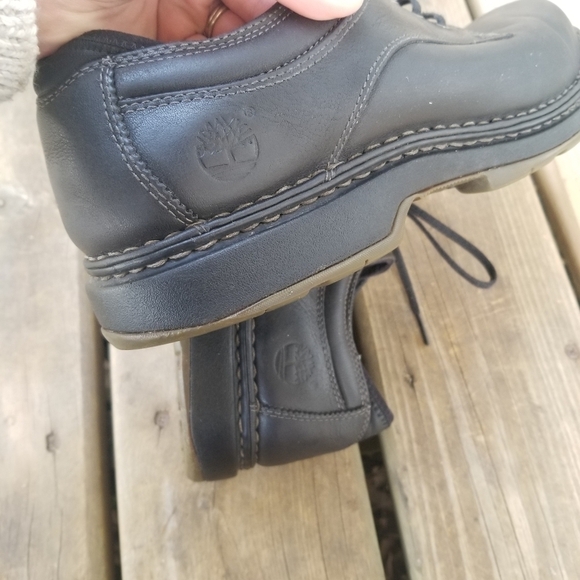 Timberland Madison Summit Double Welt Comfort Oxfords Black Leather Mens 11.5 - Picture 6 of 9